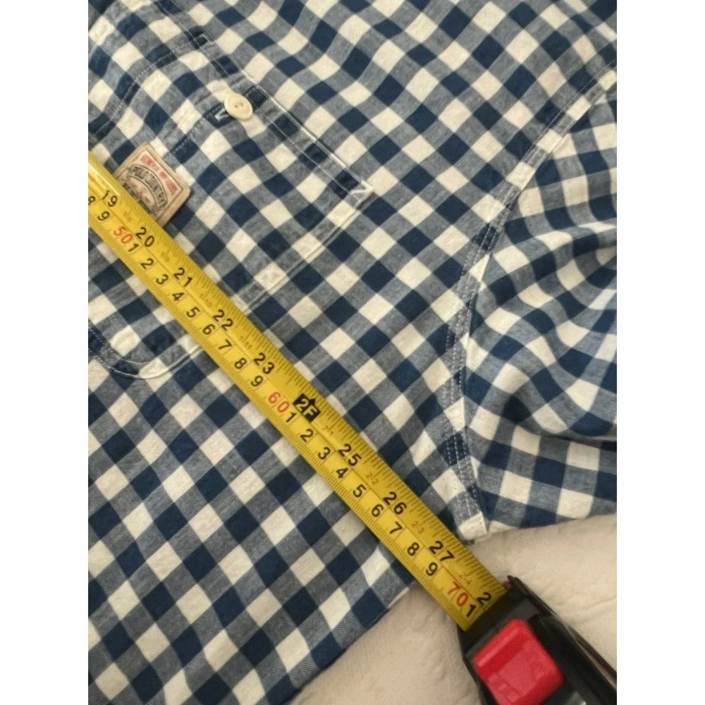 Polo Ralph Lauren Polo Country Workshirt XXL Blue Gingham Classic Fit Cotton